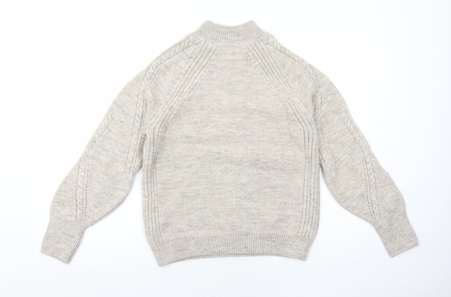 Womens UK Size S Marks and Spencer Grey Pullover Jumper