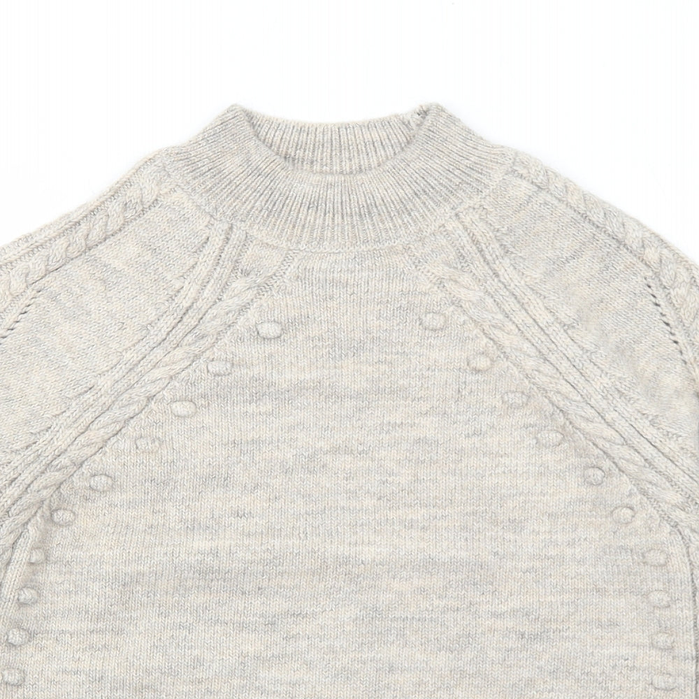 Womens UK Size S Marks and Spencer Grey Pullover Jumper
