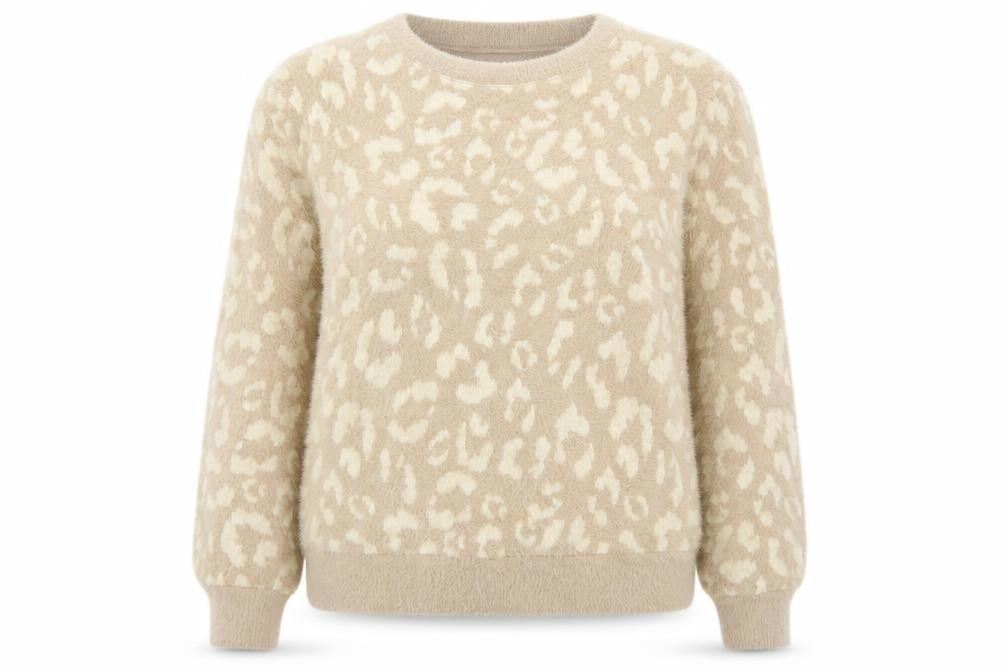 Womens UK Size XS Marks and Spencer Beige Pullover Jumper