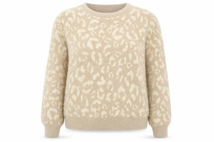 Womens UK Size XS Marks and Spencer Beige Pullover Jumper