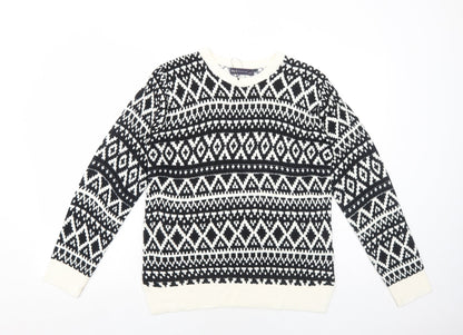 Womens UK Size 10 Marks and Spencer Black Pullover Jumper