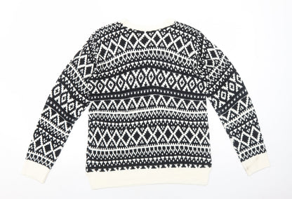 Womens UK Size 10 Marks and Spencer Black Pullover Jumper