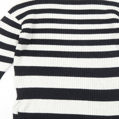Womens UK Size XS Marks and Spencer Black Pullover Jumper