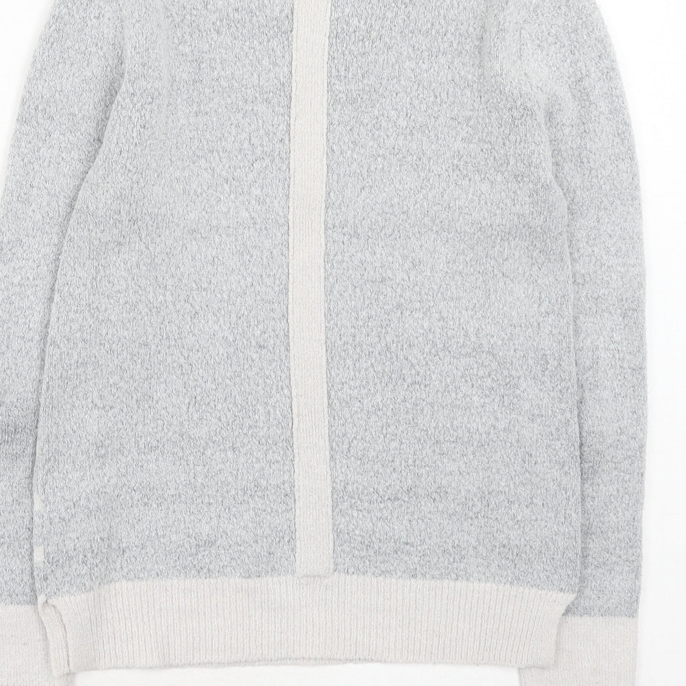 Womens UK Size XS Oasis Grey Pullover Jumper