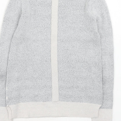 Womens UK Size XS Oasis Grey Pullover Jumper