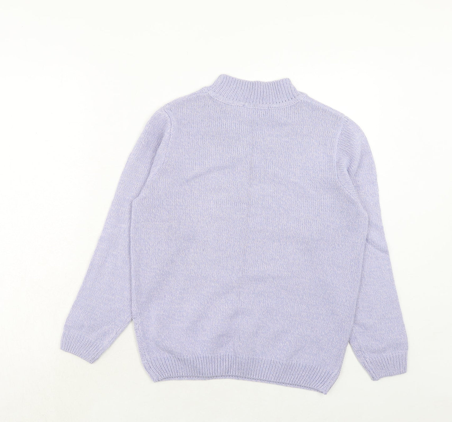 Womens UK Size S EWM Purple Pullover Jumper