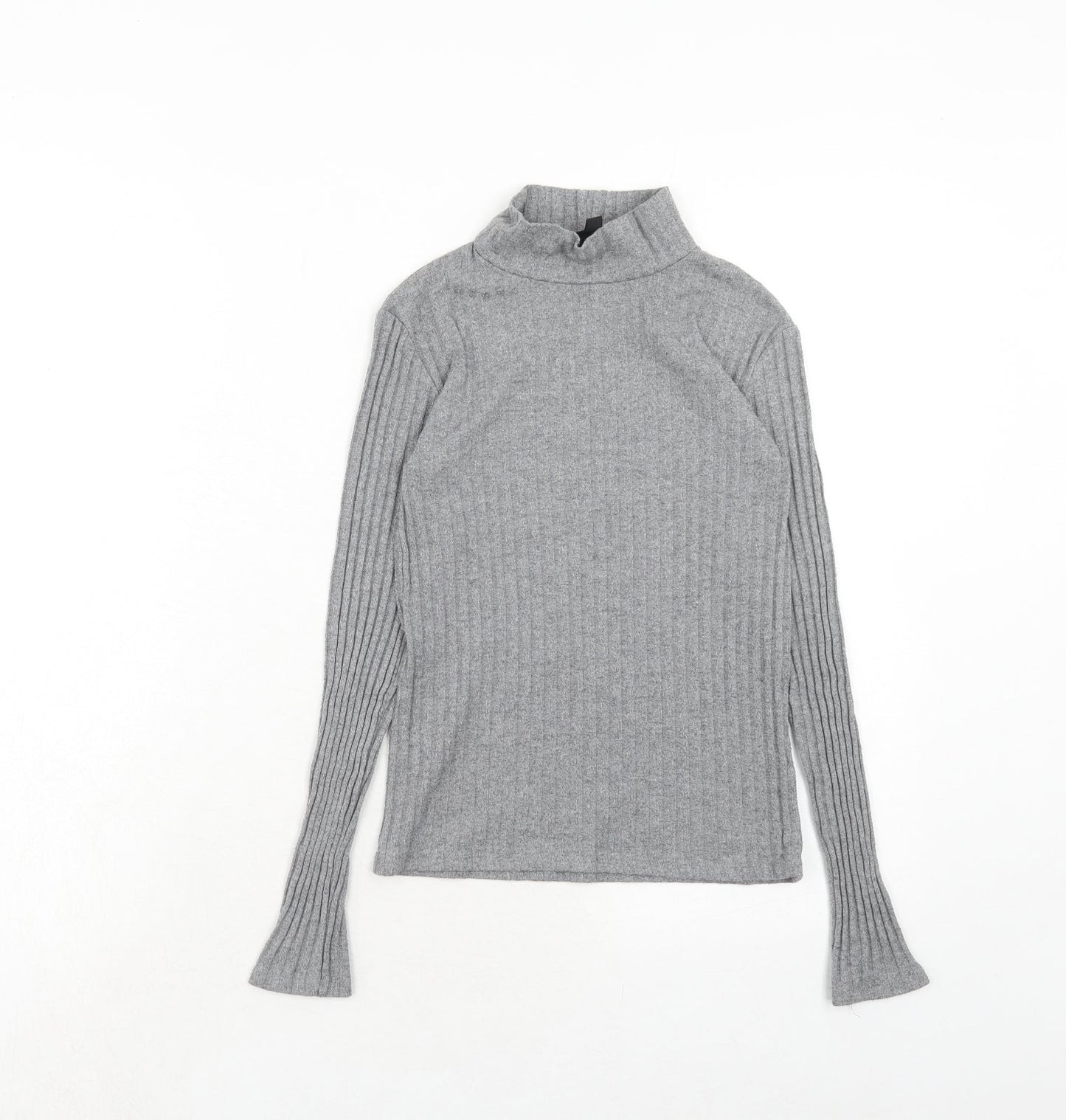Womens UK Size 6 Topshop Grey Pullover Jumper