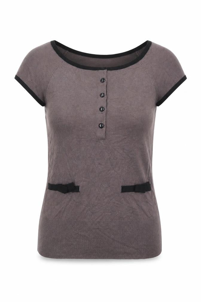 Womens UK Size XS H&M Grey Pullover Jumper