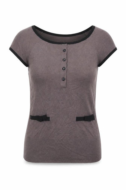 Womens UK Size XS H&M Grey Pullover Jumper