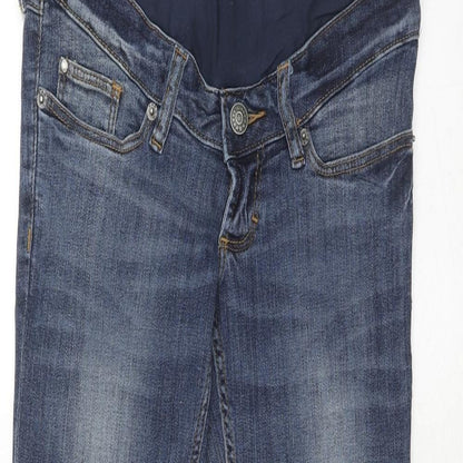 Womens UK Size 8 H&M Regular Fit Straight Blue Jeans