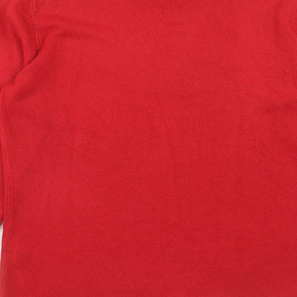 Womens UK Size S Bonmarché Red Pullover Jumper