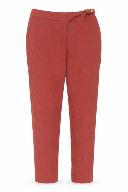 Womens UK Size 8 H&M Regular Fit Chino Orange Trousers