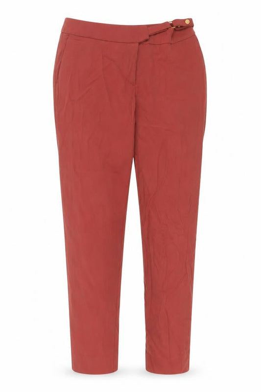 Womens UK Size 8 H&M Regular Fit Chino Orange Trousers