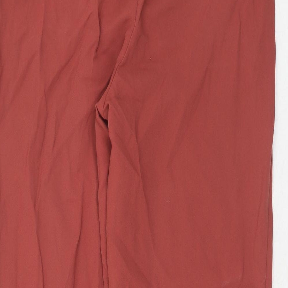 Womens UK Size 8 H&M Regular Fit Chino Orange Trousers