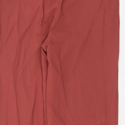 Womens UK Size 8 H&M Regular Fit Chino Orange Trousers