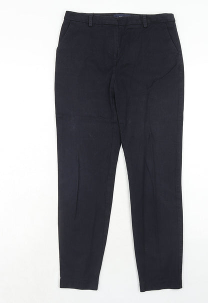 Womens UK Size 8 NEXT Regular Fit Carrot Black Trousers