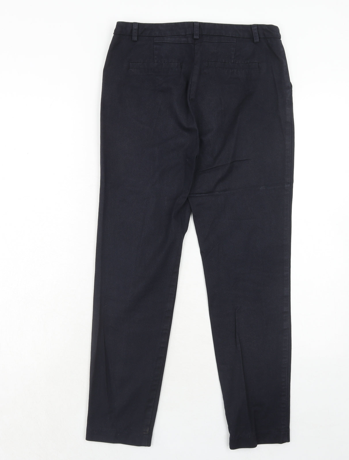 Womens UK Size 8 NEXT Regular Fit Carrot Black Trousers