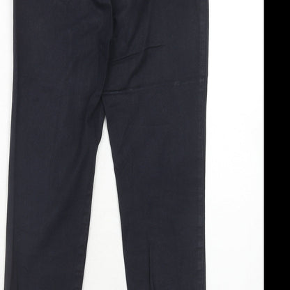 Womens UK Size 8 NEXT Regular Fit Carrot Black Trousers