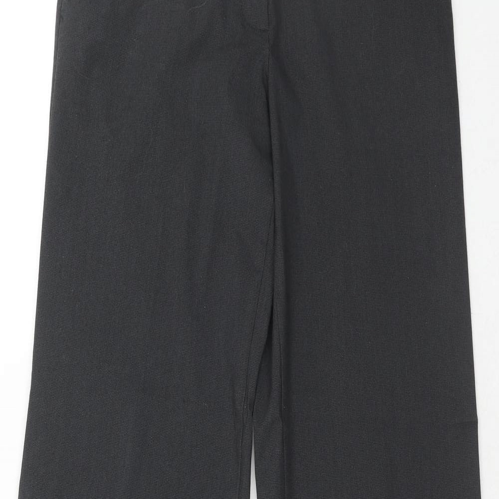 Womens UK Size 10 Sisley Regular Fit Dress Pants Grey Trousers