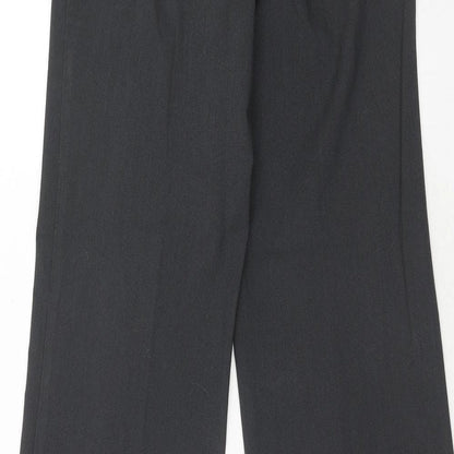 Womens UK Size 10 Sisley Regular Fit Dress Pants Grey Trousers