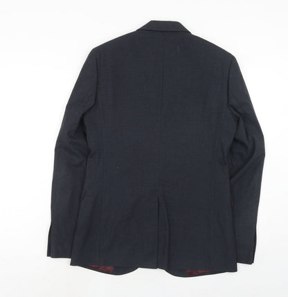 Mens UK Size 38 Marks and Spencer Regular Blue Suit Jacket