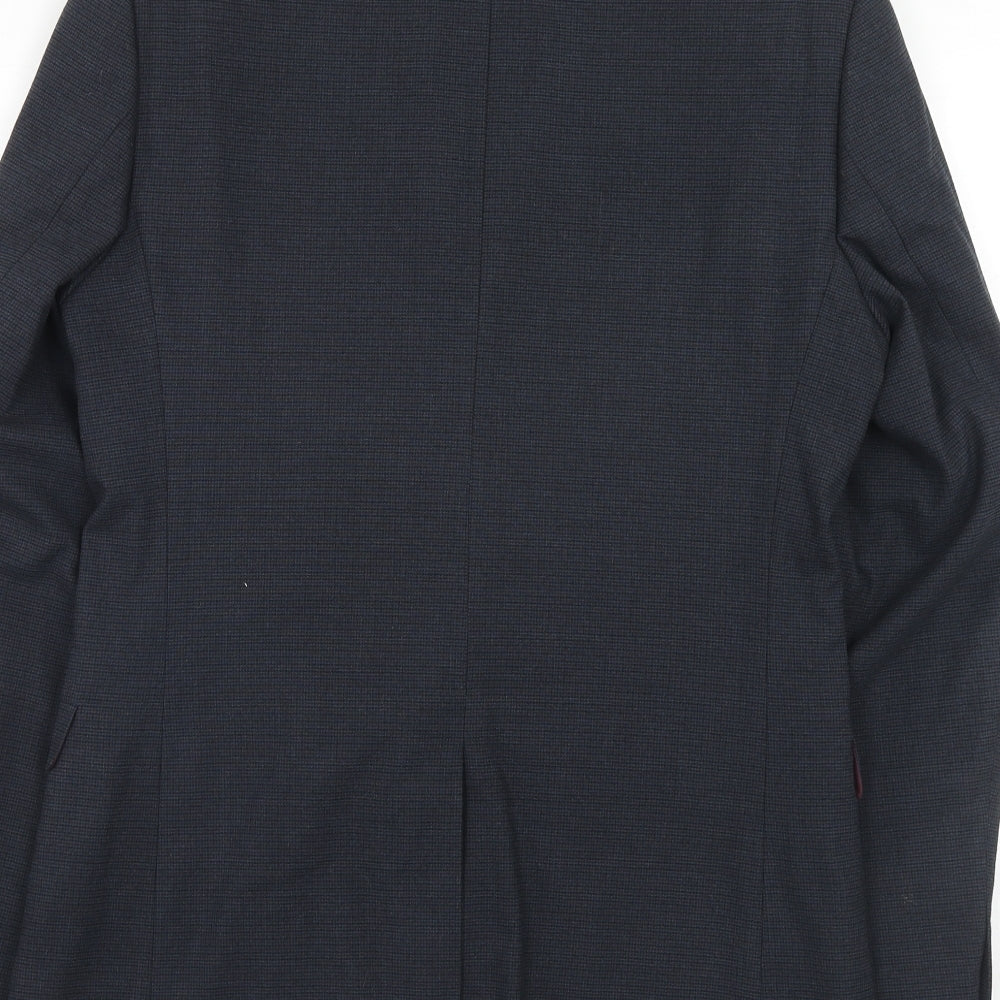 Mens UK Size 38 Marks and Spencer Regular Blue Suit Jacket
