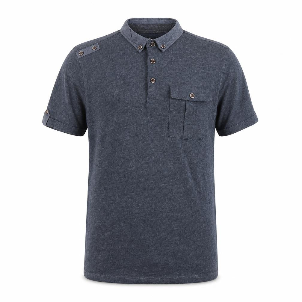 Mens UK Size L Fabric Cotton Polo Shirt