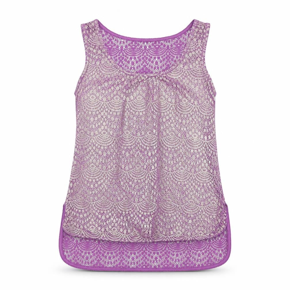 Womens UK Size 6 Dorothy Perkins Purple Basic Tank