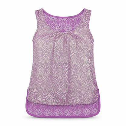 Womens UK Size 6 Dorothy Perkins Purple Basic Tank