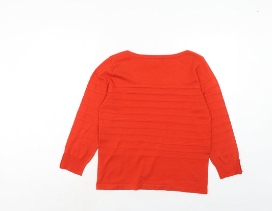 Womens UK Size 14 Principles Red Pullover Jumper