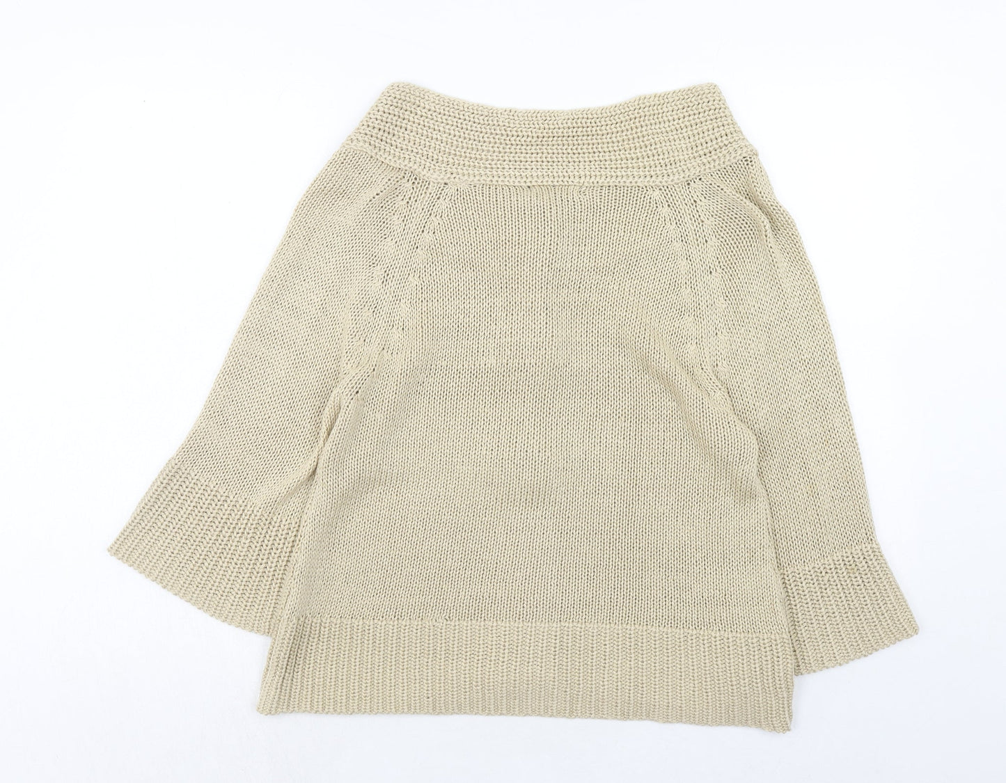 Womens UK Size M Bonmarché Beige Cardigan Jumper