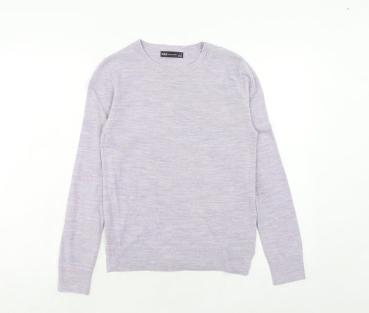 Womens UK Size 6 Marks and Spencer Purple Pullover Jumper