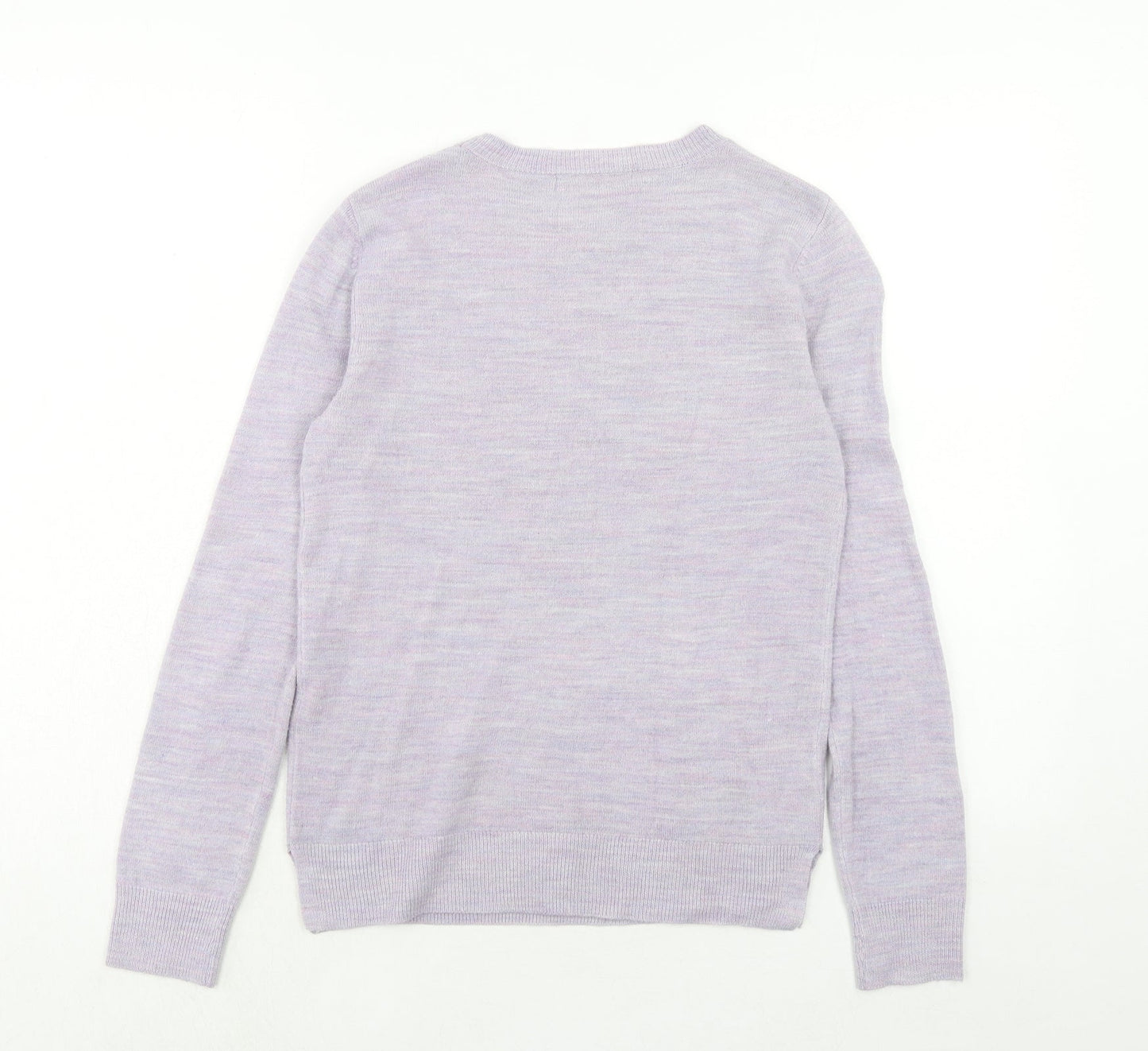 Womens UK Size 6 Marks and Spencer Purple Pullover Jumper