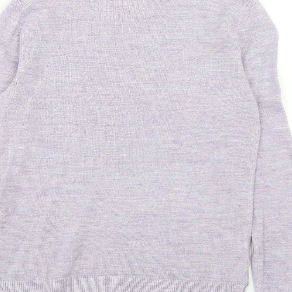 Womens UK Size 6 Marks and Spencer Purple Pullover Jumper