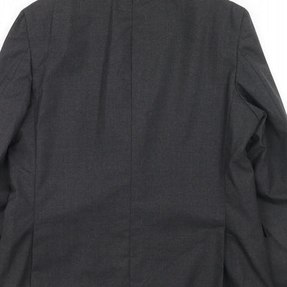 Shoreditch Mens Grey Wool Jacket Suit Jacket Size 42 Regular