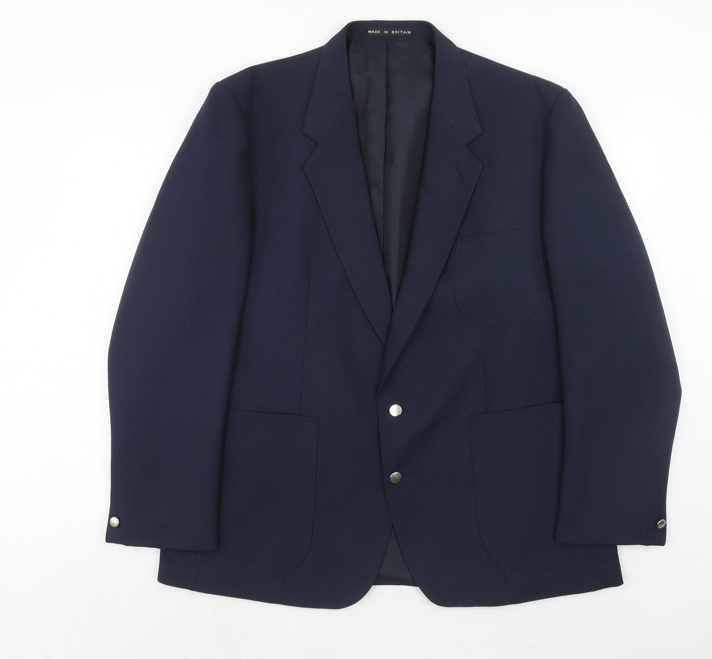 Mens UK Size 44 Greenwoods Regular Blue Suit Jacket