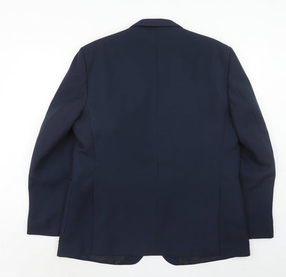 Mens UK Size 44 Greenwoods Regular Blue Suit Jacket