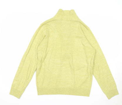 Womens UK Size 10 EWM Green Pullover Jumper