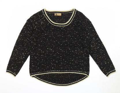 Womens UK Size M Katsumi Black Pullover Jumper