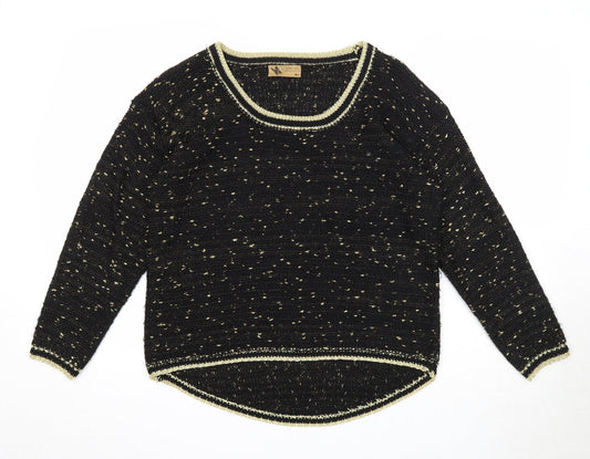 Womens UK Size M Katsumi Black Pullover Jumper