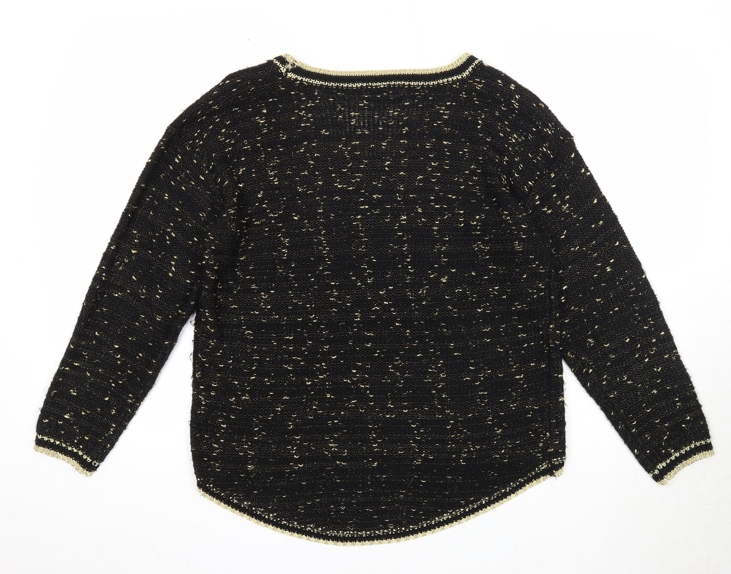 Womens UK Size M Katsumi Black Pullover Jumper
