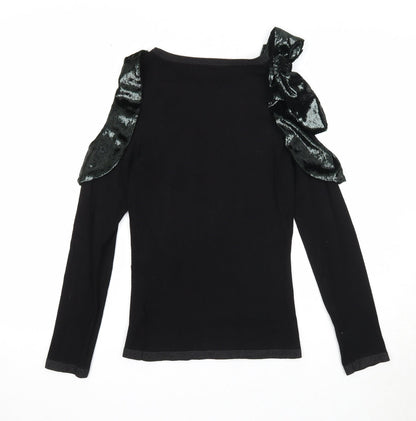 Womens UK Size XS Coast Black Pullover Jumper