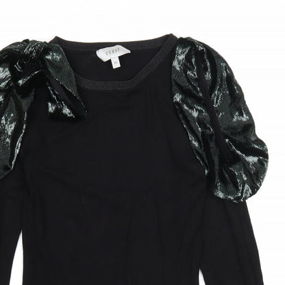 Womens UK Size XS Coast Black Pullover Jumper