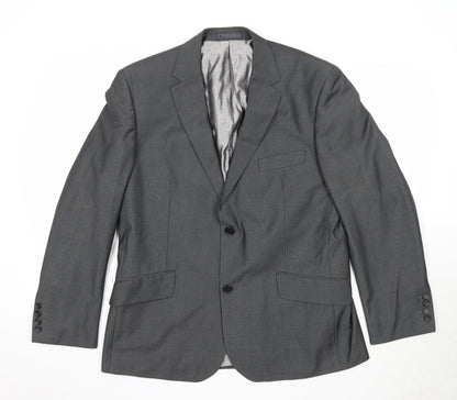 Mens UK Size 42 BHS Regular Grey Suit Jacket
