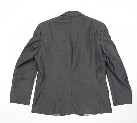 Mens UK Size 42 BHS Regular Grey Suit Jacket