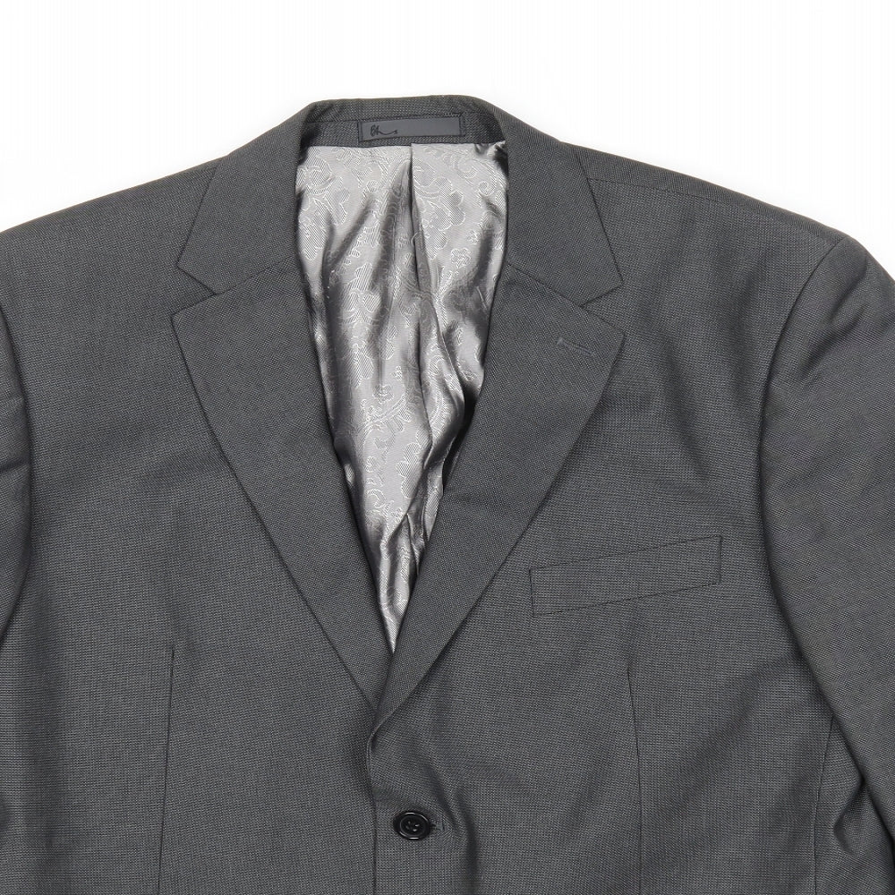Mens UK Size 42 BHS Regular Grey Suit Jacket