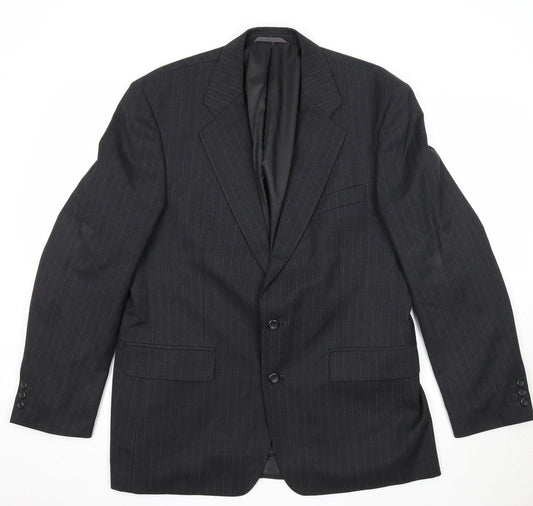 Mens UK Size 42 Burton Regular Black Suit Jacket