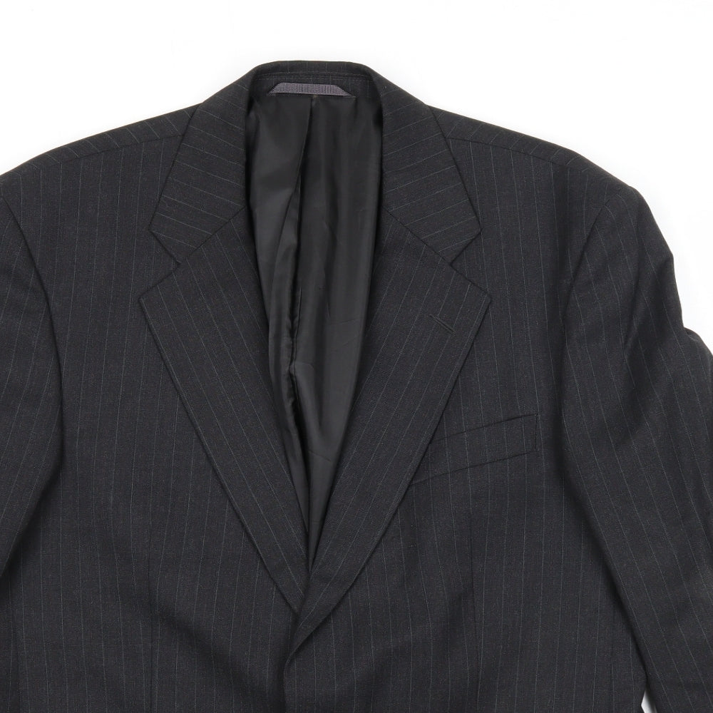 Mens UK Size 42 Burton Regular Black Suit Jacket
