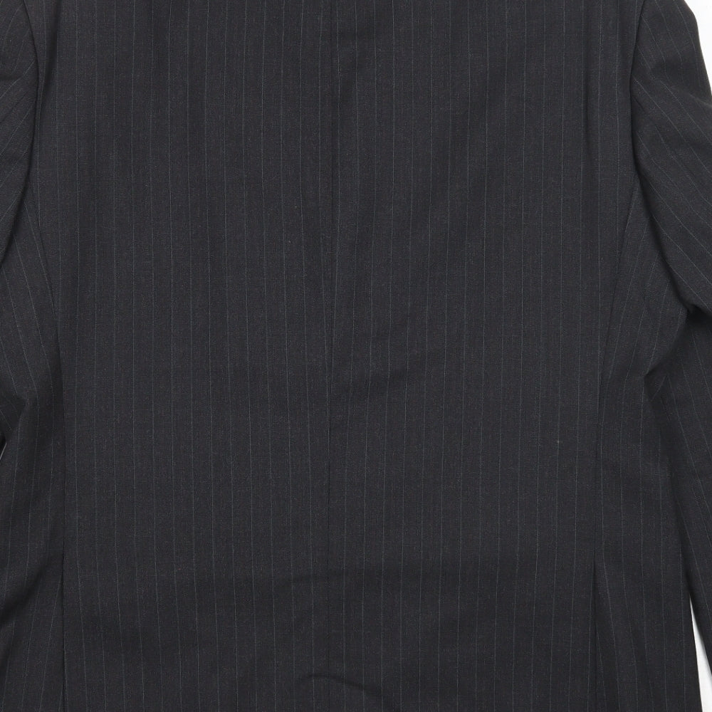 Mens UK Size 42 Burton Regular Black Suit Jacket