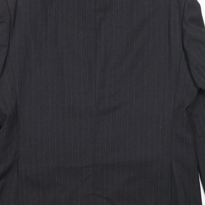Mens UK Size 42 Burton Regular Black Suit Jacket